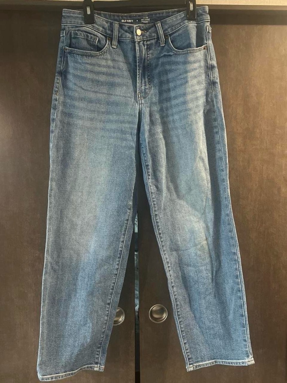 Old Navy Light Blue Straight-Leg Jeans